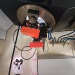 Камера СТРЕЛКА(черная) с камерой ВЗОР (центр) и датчиком опор(снизу)